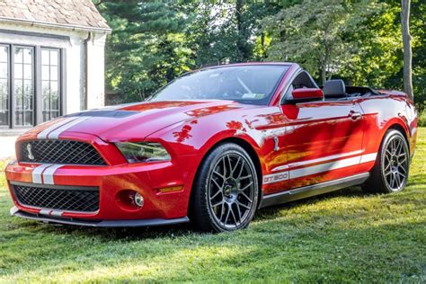 Original Owner 2012 Ford Mustang Shelby Gt500 Convertible For Sale On
