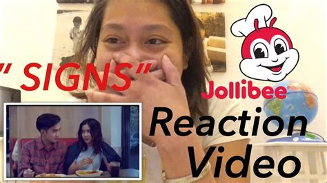 jollibee commercial reaction video kwentong jollibee 2018 signs youtube