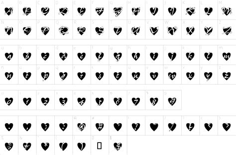 All Hearts Font 1001 Free Fonts