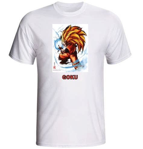 Camiseta Goku Ssj 3 Compre Produtos Personalizados No Elo7