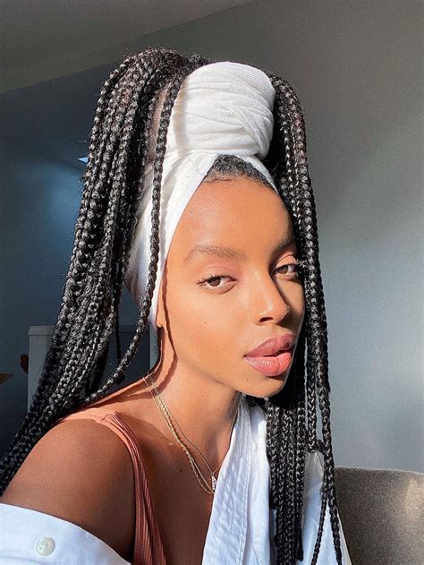 Here Are 11 Ultra Stylish Ways To Wear Your Box Braids Who What Wear Uk