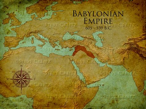 Babylonian Empire Map Hd — Creitz Illustration Studio