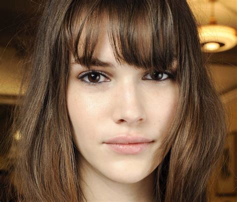 30 medium hairstyles with bangs. Choose the right types of bangs for your face | All Things ...