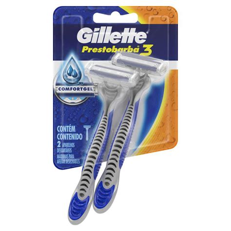 Gillette Prestobarba 3 Aparelho De Barbear Com 3 Lâminas Procter