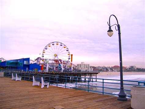 Santa Monica Pier Pier Fishing In California