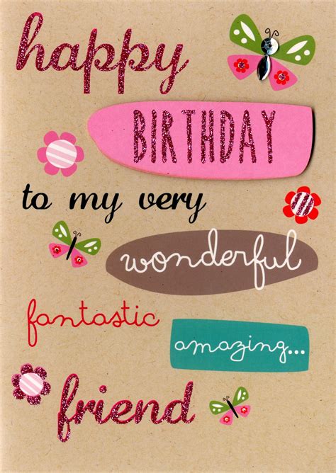 Friend Birthday Greeting Card Second Nature Yours Truly Cards Ebay