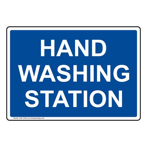 Handwashing Wash Hands Sign Hand Washing Station