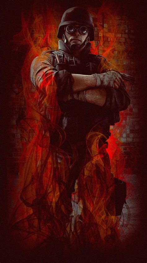 Fanart Thermite Straight Outta Hell Rrainbow6