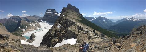 On The Continental Divide In Glacier National Park In 2017