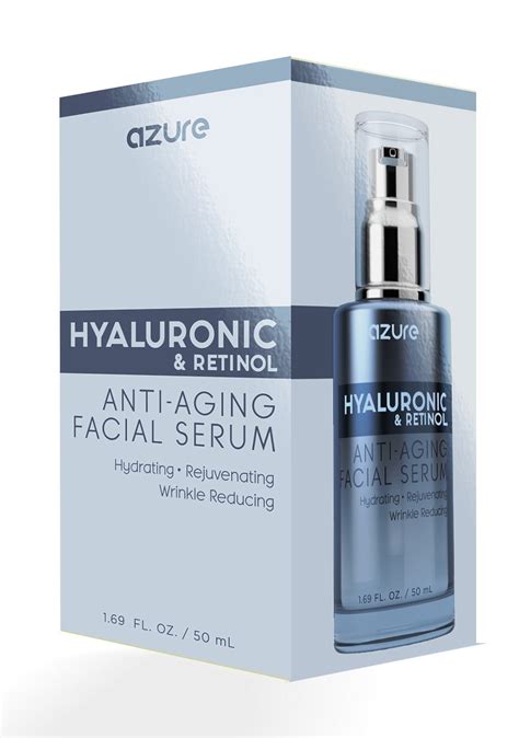 Hyaluronic And Retinol Anti Aging Facial Serum Azure