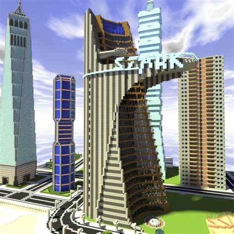 Avengers Stark Tower Recreated Exactly In Minecraft By Minecraftexpert