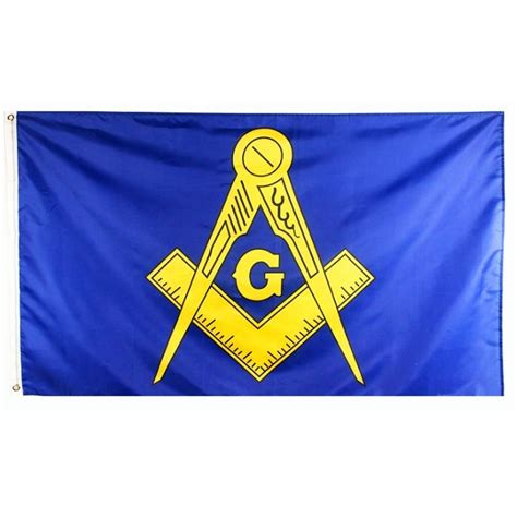 2021 3x5ft Custom Blue Masonic Flag Hanging Banners Advertising Digital