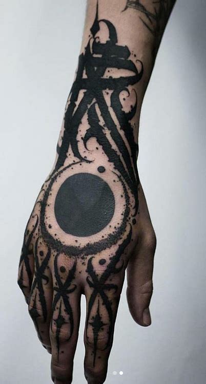 Update 89 About Black Hand Tattoo Designs Latest Indaotaonec