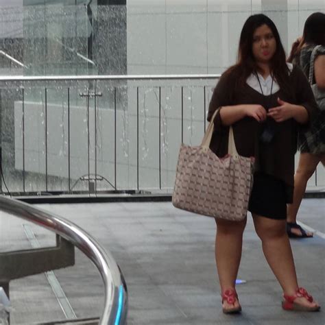 Thai Fat Woman Museum Bangkoks Woman At Asoke Terminal21 In Bangkok