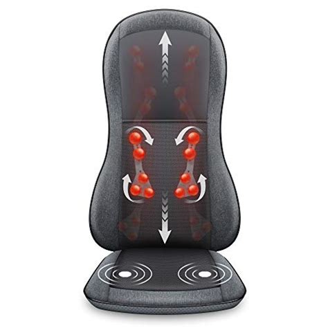 Comfier Full Back Massager With Heat 2d3d Shiatsu Massage Seat Top Product Fitness And Rest Shop