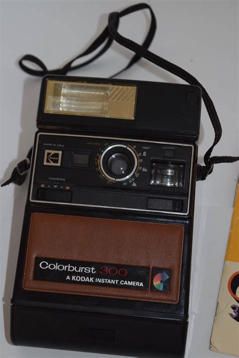 Vintage Kodak Colorburst 300 Instant Camera Works Wmanual