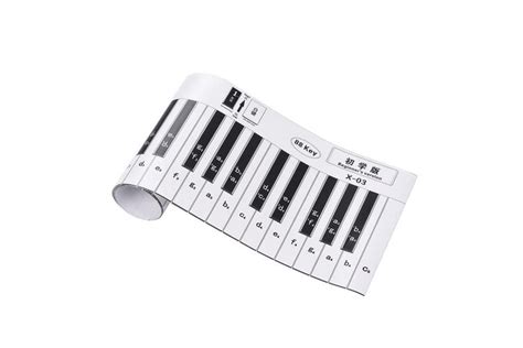 buy fingering version 88 keys piano keyboard fingering practice chart sheet with notes reference