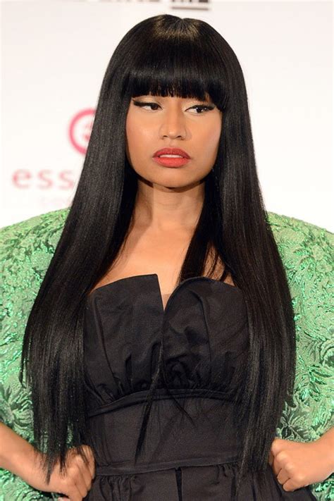 Nicki Minaj Bang Hairstyle Haircuts Youll Be Asking For In 2020