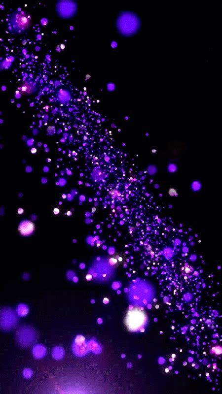 Aesthetic Purple Wallpaper Glitter