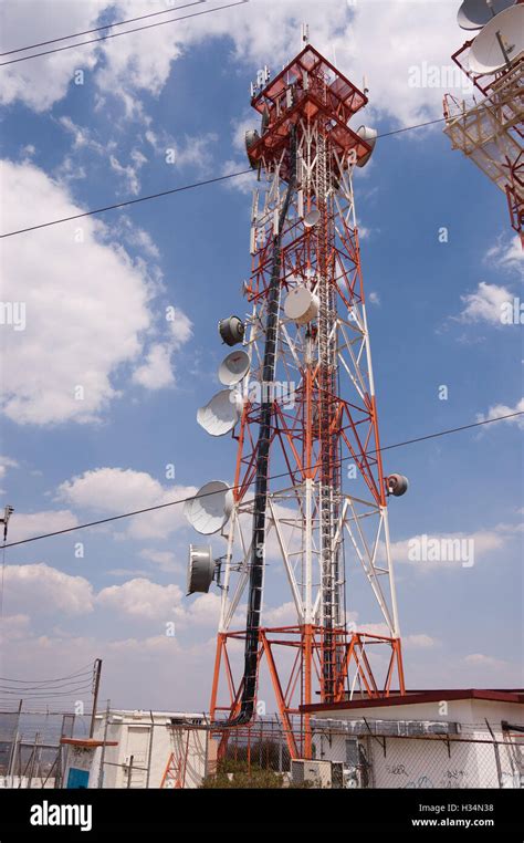 Cell Phone Antenna Tower Stock Photo Alamy