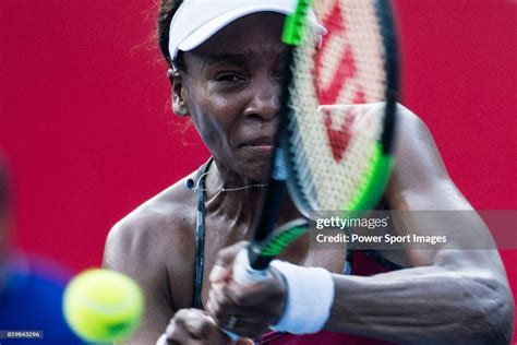 Venus Williams Of Usa In Action During The Prudential Hong Kong News