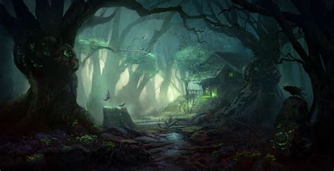 Mystic Forest By Giao Nguyen Fantasy 2d Cgsociety Fantasy