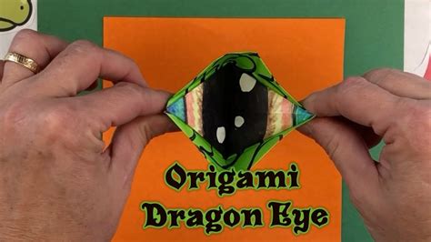 Origami Dragon Eye Youtube