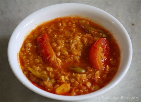 Masoor Dal Recipe Indian Red Lentil Curry The Winged Fork