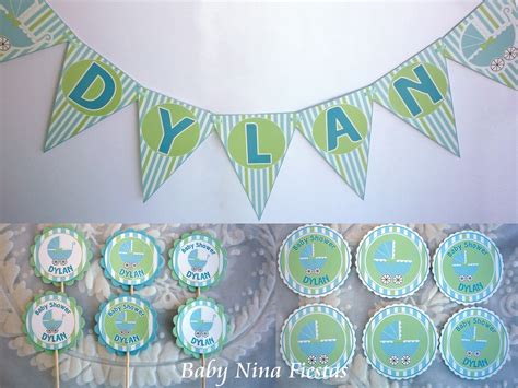 Baby Nina Fiestas Kit Personalizado Baby Shower Para Dylan