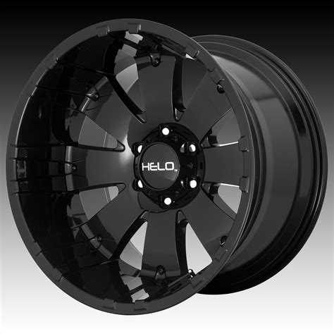 Helo He917 Gloss Black Custom Wheels Rims He917 Helo Custom Wheels