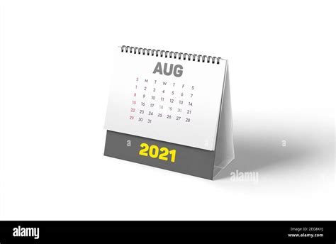 Desk Calendar August Hi Res Stock Photography And Images Alamy