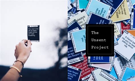 The Unsent Project：如果可以匿名寫一段文字，對逝去愛情你會想說些什麼？ ‧ A Day Magazine