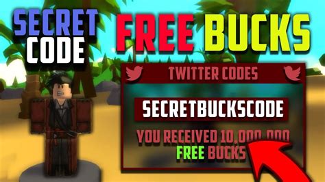 Earn loose bucks, sounds and additionally skins with this codes. New Free Bucks Code Roblox Fortnite Island Royale - Https ...