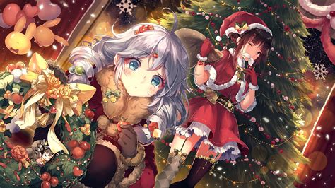 16 Background Wallpaper Anime Christmas Baka Wallpaper