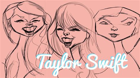 Caricature Of Taylor Swift Thumbnail Sketch Example Proko