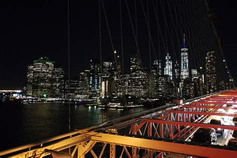 Brooklyn Bridge By Night Photo Jennel Outdoor Photography