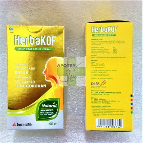 Jual Obat Batuk Herbakof Syrup Ml Shopee Indonesia