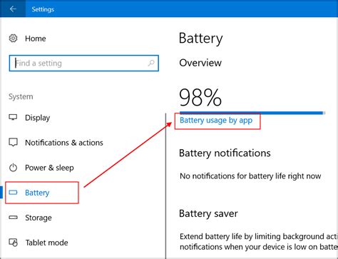 How To Find Apps Draining Battery Power In Windows 10 Webnots