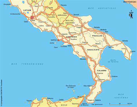Carte Italie Plan Italie