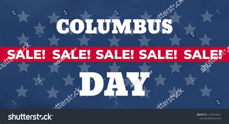 United States Columbus Day Celebrate Card Happy Royalty Free Stock