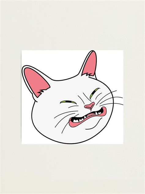 Kot Cat Meme Photographic Print For Sale By Theredcat Redbubble