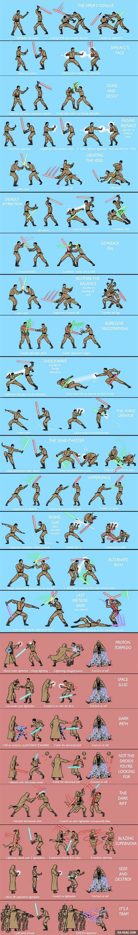 Alternate Lightsaber Techniques 9gag Funny Pictures And Best Jokes