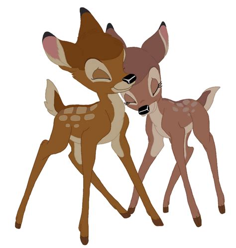 Bambi And Faline Nuzzling Restore Vector By Georgegarza01 On Deviantart