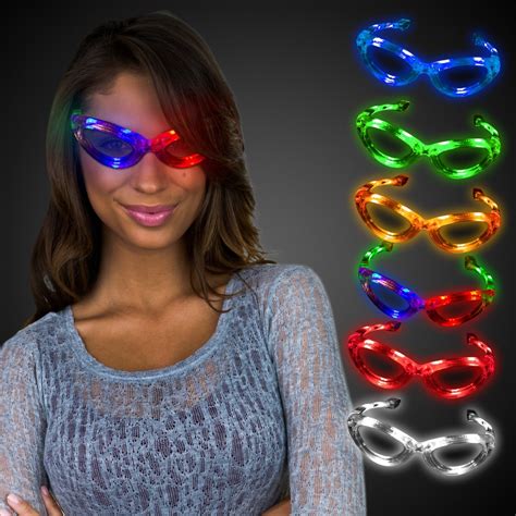 led flashing sunglasses variety of colors