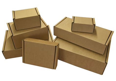 Packing And Shipping White Die Cut Folding Lid Postal Cardboard Pip Boxes