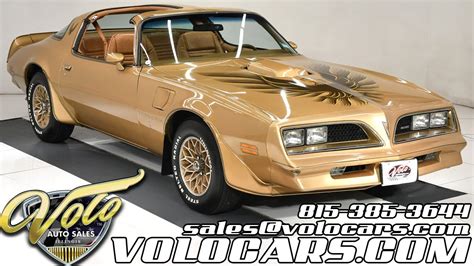 1978 Pontiac Trans Am Gold Edition For Sale At Volo Auto Museum V19848 Youtube