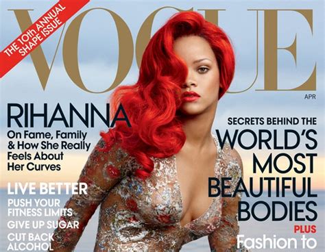 Rihanna From Stars First Vogue Covers E News