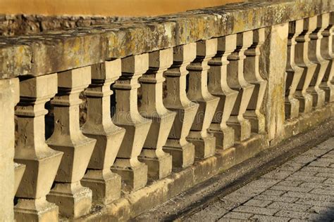 Detail Of Concrete Balustrade In The Temple Stock Photo Image Of