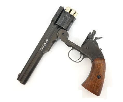 Пневматический револьвер Asg Schofield 6 Aging Black пулевой кал 45