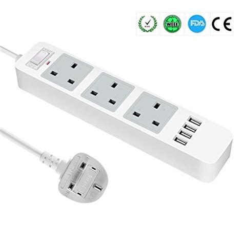 Buy Power Strips With Usb Ports Howiseacc Surge Protection Extension